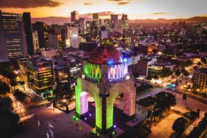 Night view mexico city