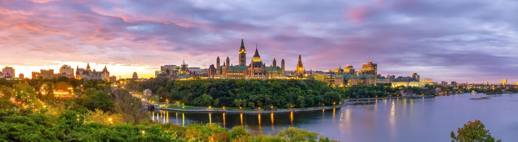 Parliament Hill in Ottawa, Ontario, Canada